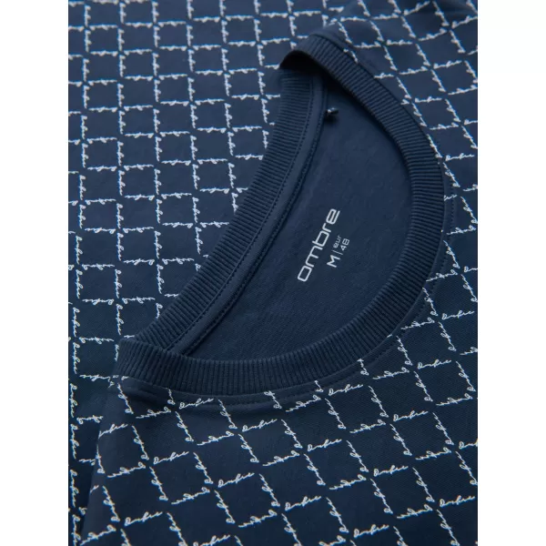  Hemd OMBRE OM-TSFP-0250 MARINEBLAU 