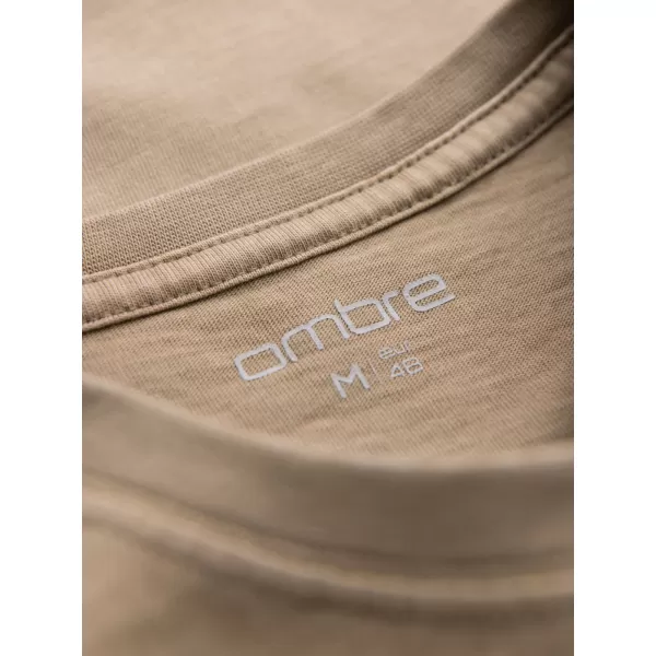  Hemd OMBRE OM-TSWT-0201 DUNKLER BEIGE 