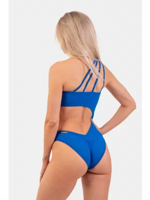 Asymmetrischer One-Shoulder-Monokini 459 BLAU Nebbia