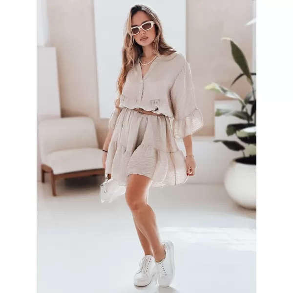  Kleid DSTREET LYVONNE EY2615 BEIGE 