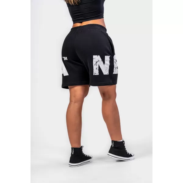  MUSCLE MOMMY 624 SCHWARZ Nebbia 6-Zoll-Sweatshorts 