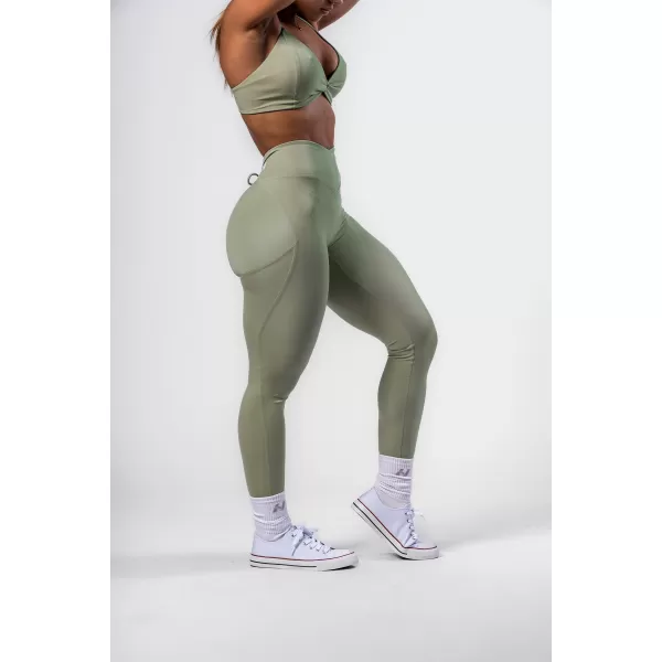  Formgebende Leggings mit Schnürung STRONG BEAUTY 426 HELLGRÜN Nebbia 