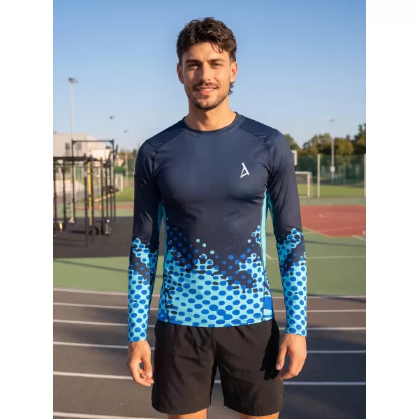  Funktionelle Kompression t -Shirt von Männern mit langarmiger Prämie ALTISPORT VOJ/ALM109TR03 KÖNIGLICH 