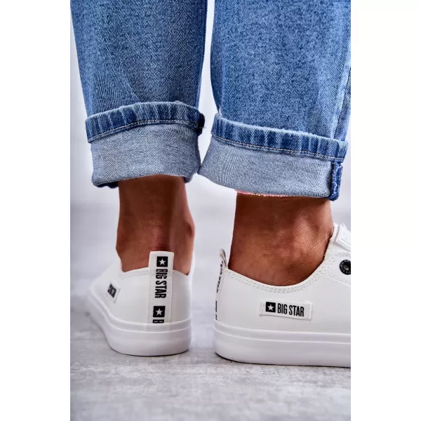  BIG STAR Damen-Sneaker KK274010 WEISS Big Star-Schuhe 