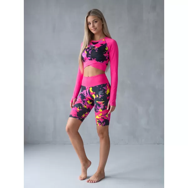  Funktionelle Erntedopie von Frauen ALTISPORT VOJ/ALW110TR04 PINK -BLACK 
