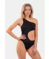 Asymmetrischer One-Shoulder-Monokini 459 BLACK Nebbia