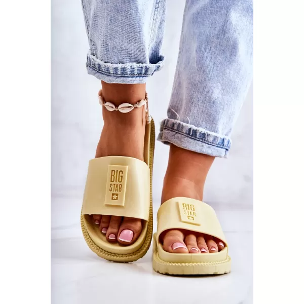  Damenhausschuhe BIG STAR JJ274A305 GELB Big Star Shoes 