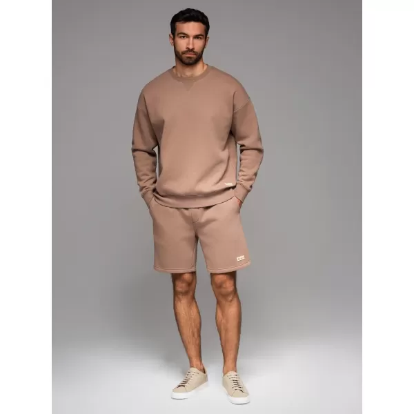  Sweatshirt + Shorts OMBRE Z108 BRAUN 