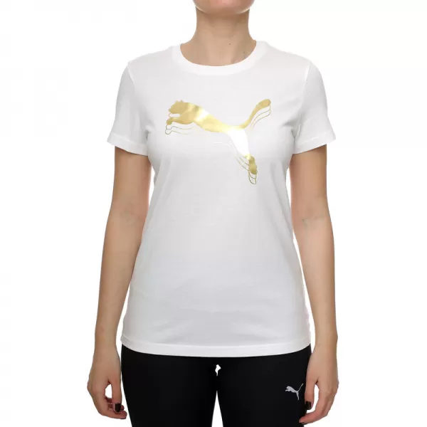  Hemd PUMA ESS METALLIC TEE 684995-52 WEIß 