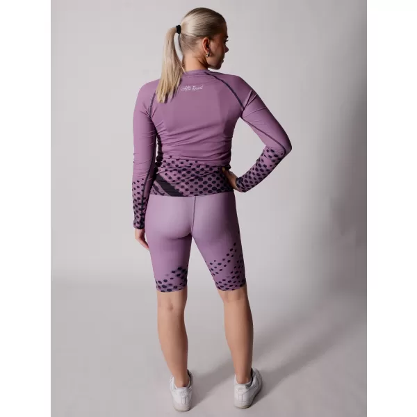  Frauen funktionales t -Shirt mit langen Ärmeln Premium ALTISPORT VOJ/ALW109TR03 LILA 