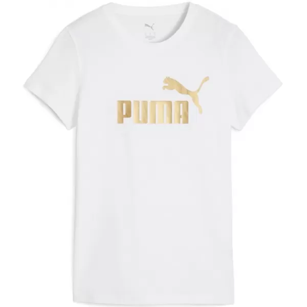  Hemd PUMA ESS METALLIC NO. 1 LOGO TEE 631536-52 WEIß 