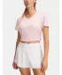 Damen-T-Shirt UNDER ARMOUR TECH SSV- TWIST 1384227-647 ROSA