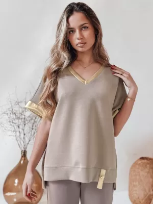 Hemd DSTREET SHINE LOVE RY2911 BEIGE