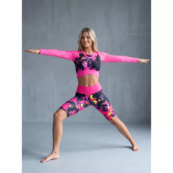  Funktionelle Erntedopie von Frauen ALTISPORT VOJ/ALW110TR04 PINK -BLACK 