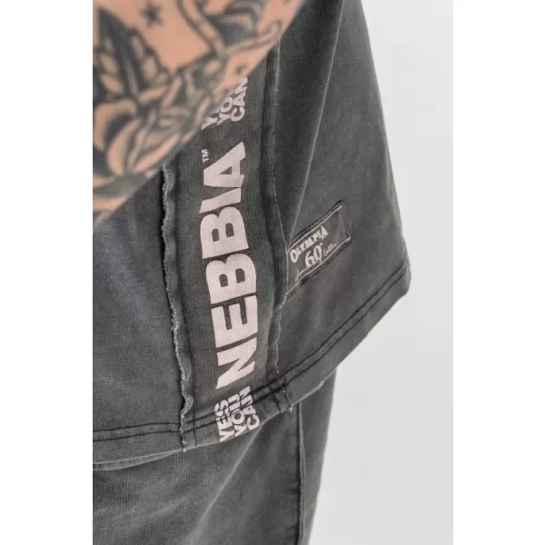  Gewaschener Muscle-Back-String GOLDEN AGE 791 BLACK Nebbia 