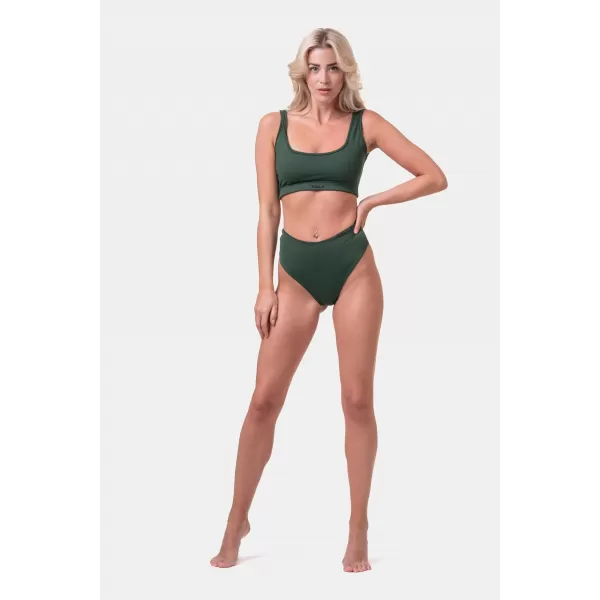  Bikini Active Black - Bralette-Top 554 DUNKELGRÜN Nebbia 