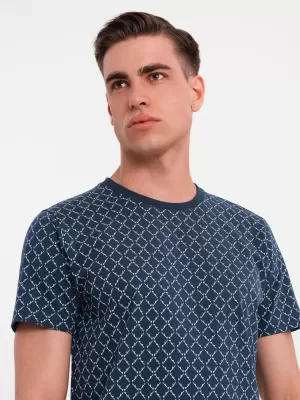 Hemd OMBRE OM-TSFP-0250 MARINEBLAU