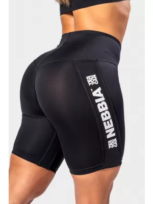 Radlerhose mit hoher Taille ICONIC 238 BLACK Nebbia
