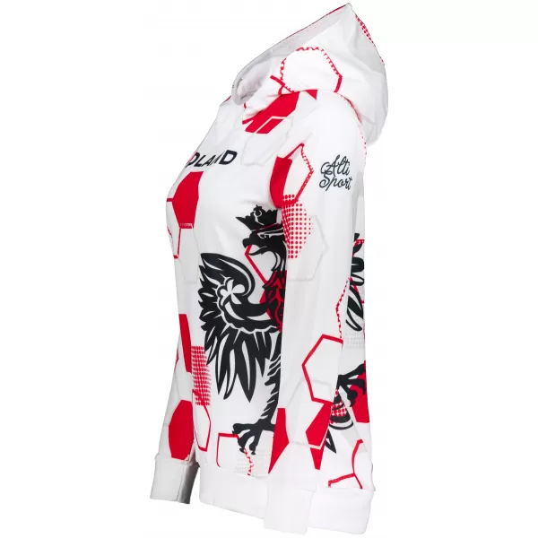  Funktionaler Sweatshirt -Prämie von Frauen ALTISPORT VOJ/ALW036PL/MI01 HEXA-WH 