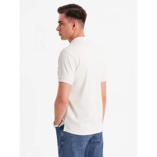  Herren t -Shirt OMBRE OM-POSS-0148 WEIß 