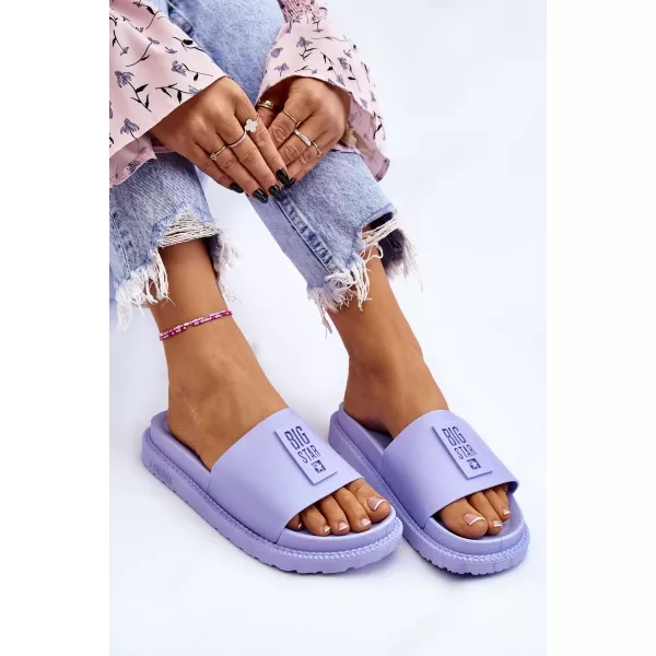  Modische Damenhausschuhe BIG STAR JJ274A304 LILA Big Star Shoes 