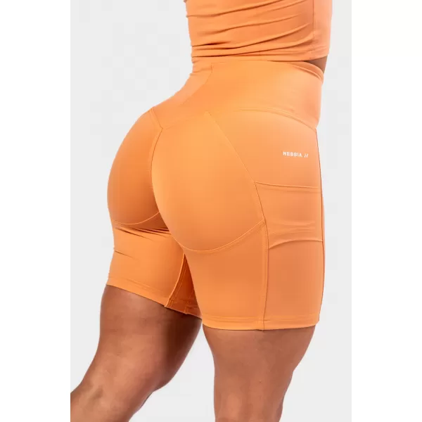  Radlerhose mit hoher Taille ELITE 467 ORANGE Nebbia 