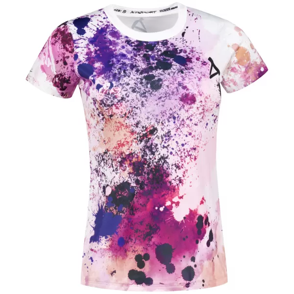  Hochwertiges Funktions-T-Shirt für Damen ALTISPORT VOJ/ALW055TR01 LILA/ORANGE 