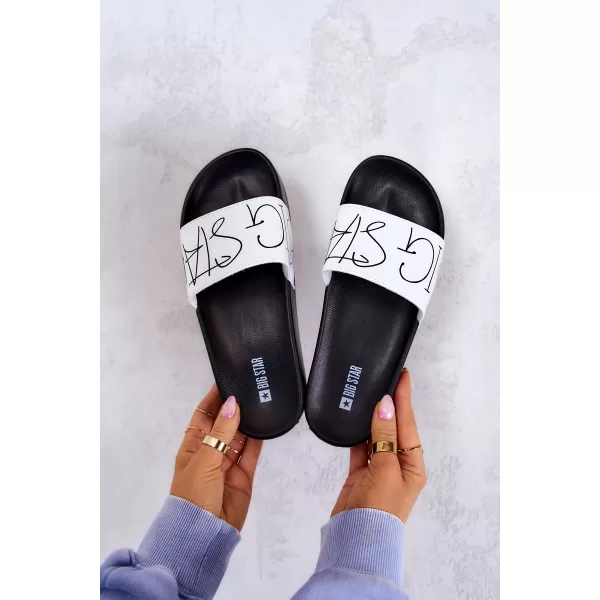  Damenmode-Hausschuhe BIG STAR JJ274A275 WEISS Big Star Shoes 