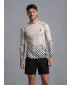 Funktionelle Kompression t -Shirt von Männern mit langarmiger Prämie ALTISPORT VOJ/ALM109TR03 HELLBRAUN