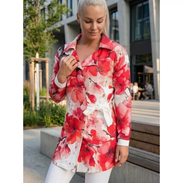  Frauenjacke Premium ALTISPORT VOJ/ALW102MI05 ROSA/WEIß 