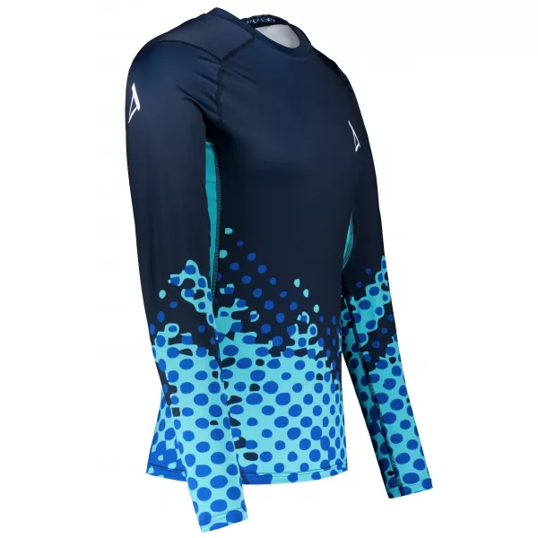  Funktionelle Kompression t -Shirt von Männern mit langarmiger Prämie ALTISPORT VOJ/ALM109TR03 KÖNIGLICH 