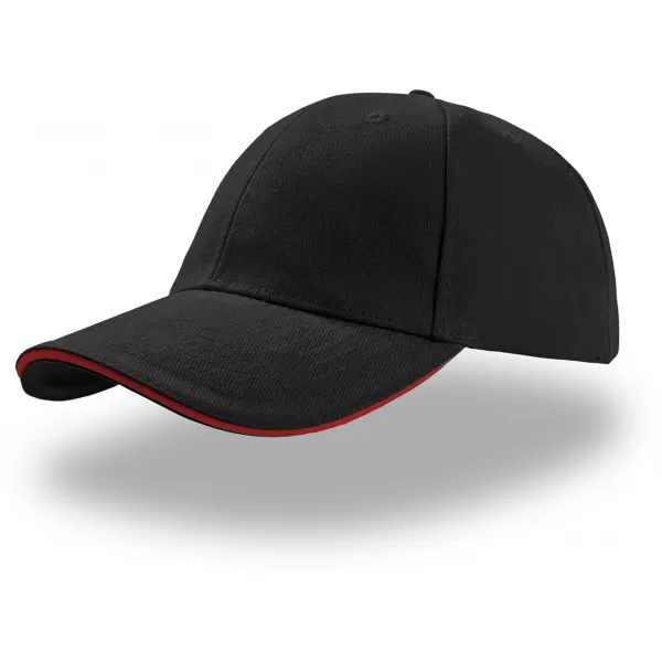  Kappe ATLANTIS | Liberty Sandwich SCHWARZ/ROT 