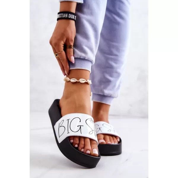  Damenmode-Hausschuhe BIG STAR JJ274A275 WEISS Big Star Shoes 