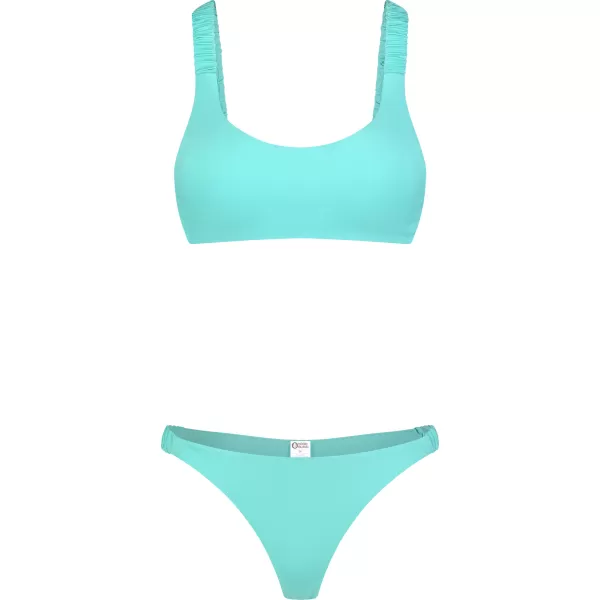  Frauenbikini - oberer Teil NORDBLANC NBSSS8209 TÜRKIS 
