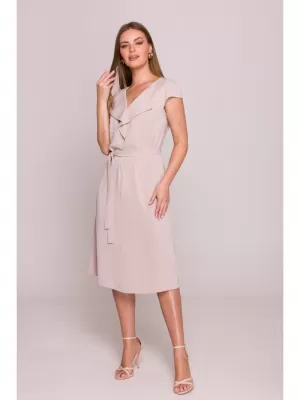 Kleid STYLOVE S411 BEIGE