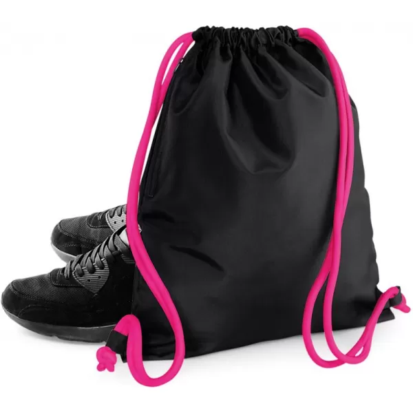  | BG 110 SCHWARZ/FUCHSIA BagBase 