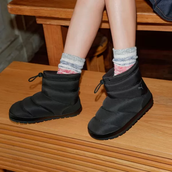  Hausschuhe PUMA TUFF TERRA HI 402177-01 SCHWARZ 
