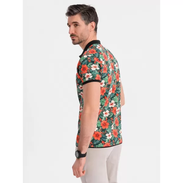  Herren t -Shirt OMBRE OM-POSS-0149 SCHWARZ 