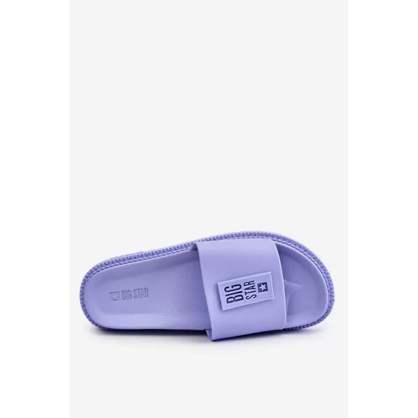  Modische Damenhausschuhe BIG STAR JJ274A304 LILA Big Star Shoes 