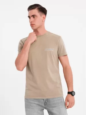 Hemd OMBRE OM-TSWT-0201 DUNKLER BEIGE