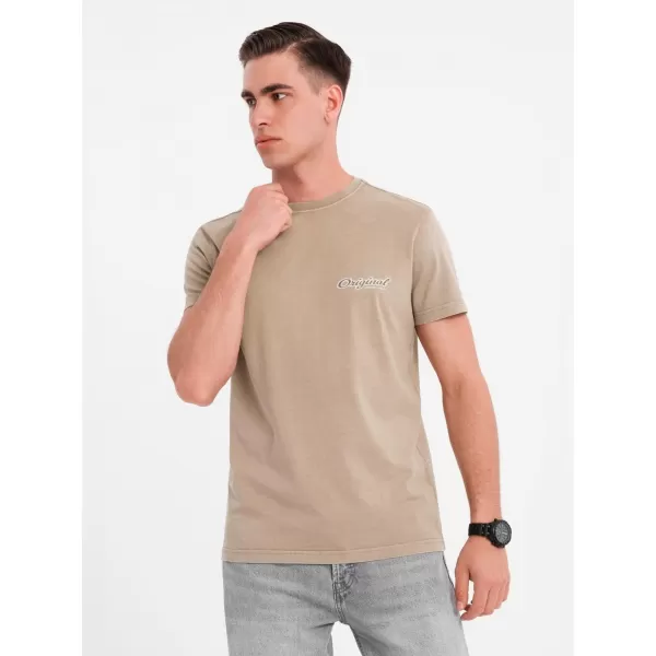  Hemd OMBRE OM-TSWT-0201 DUNKLER BEIGE 