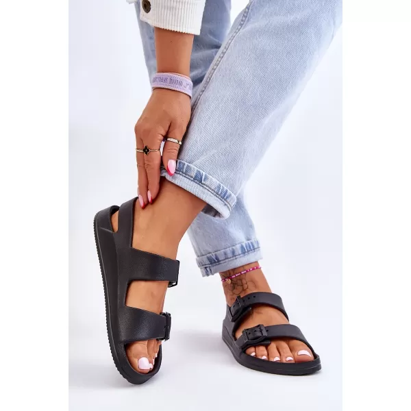  Damensandalen BIG STAR LL274745 SCHWARZ Big Star Shoes 