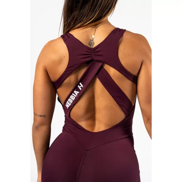  Shaping-Fitness-Overall STRONG BEAUTY 427 DUNKELROT Nebbia 