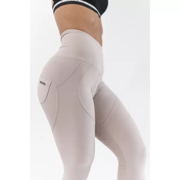  Lifting-Effekt-Bubble-Butt-Leggings mit hoher Taille 587 CREME Nebbia 