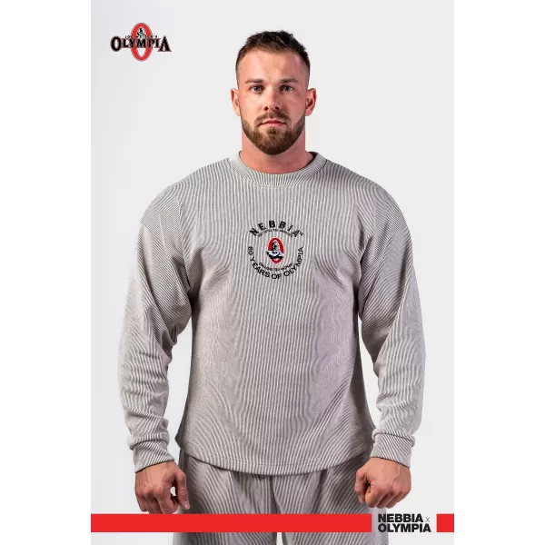  Übergroßer Kapuzenpullover ohne Kapuze SIGNATURE 797 LIGHT GREY Nebbia 