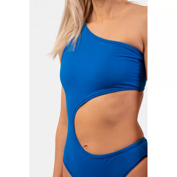  Asymmetrischer One-Shoulder-Monokini 459 BLAU Nebbia 