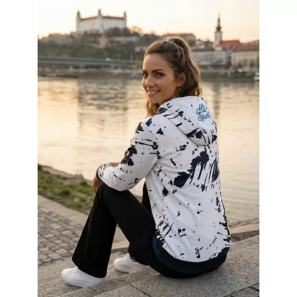  Funktionaler Sweatshirt -Prämie von Frauen ALTISPORT VOJ/ALW036SL/MI01 ABSTRAKTION 