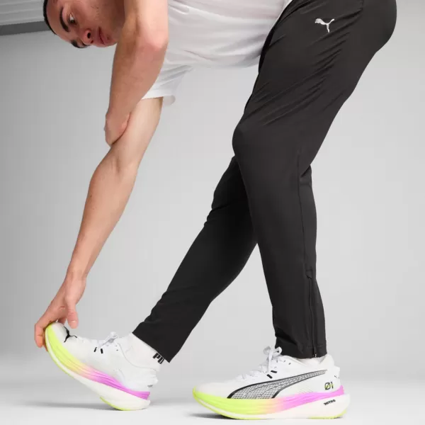  Hose PUMA M RUN VELOCITY TAPERED PANT 526775-01 SCHWARZ 