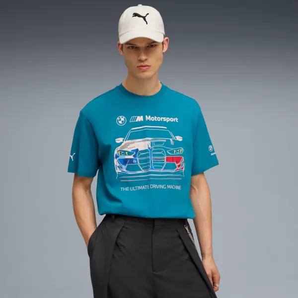  Hemd PUMA BMW MMS BOLD GRAPHIC TEE 632914-06 BLAU 