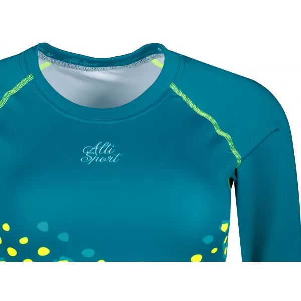  Funktionelle Erntedopie von Frauen ALTISPORT VOJ/ALW109TR04 EMERALD/FLUO GELB 